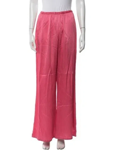 Pre-owned Forte Forte Wide Leg Pants In Pink