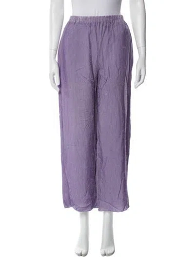 Pre-owned Forte Forte Wide Leg Pants In Purple