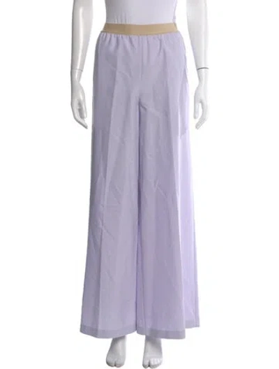 Pre-owned Forte Forte Wide Leg Pants In Purple