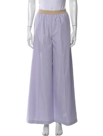 Pre-owned Forte Forte Wide Leg Pants In Purple