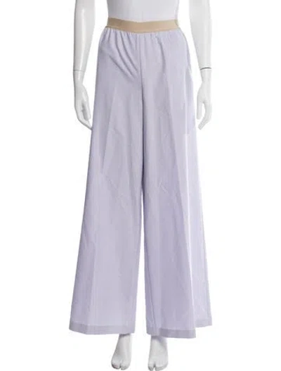 Pre-owned Forte Forte Wide Leg Pants In Purple