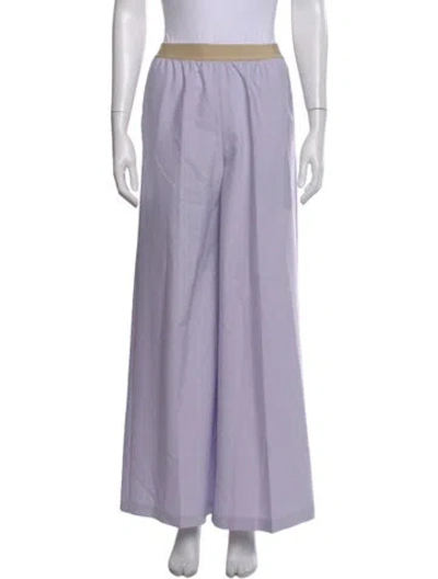 Pre-owned Forte Forte Wide Leg Pants In Purple