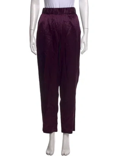 Pre-owned Forte Forte Wide Leg Pants In Purple