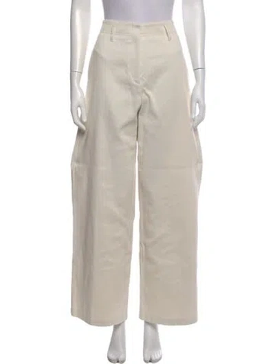 Pre-owned Forte Forte Wide Leg Pants W/ Tags In Neutral