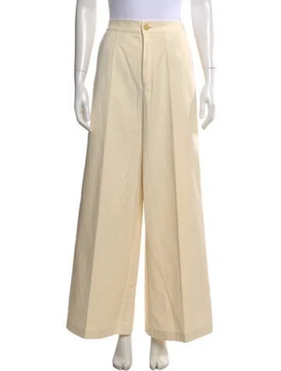 Pre-owned Forte Forte Wide Leg Pants W/ Tags In Neutral
