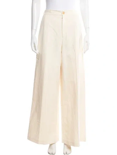 Pre-owned Forte Forte Wide Leg Pants W/ Tags In Neutral