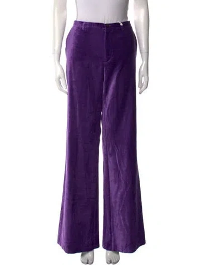 Pre-owned Forte Forte Wide Leg Pants W/ Tags In Purple