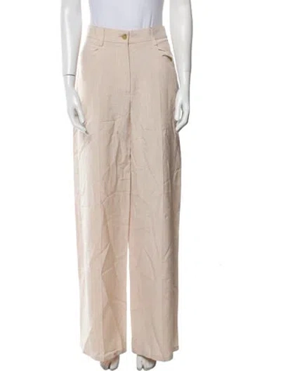 Pre-owned Forte Forte Wide Leg Pants In White