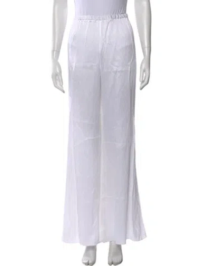 Pre-owned Forte Forte Wide Leg Pants In White