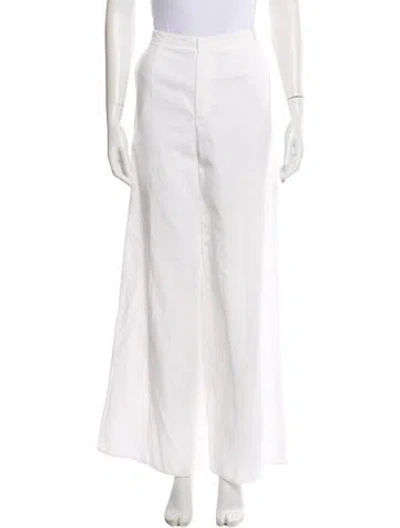 Pre-owned Forte Forte Wide Leg Pants In White