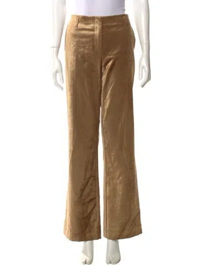 Pre-owned Forte Forte Wide Leg Pants In Yellow