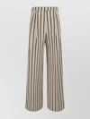 Forte Forte Striped Palazzo Pants In Neutral