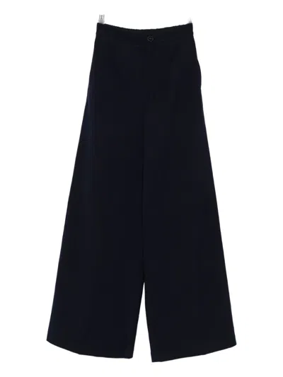 Forte Forte Wide-leg Trousers In Black