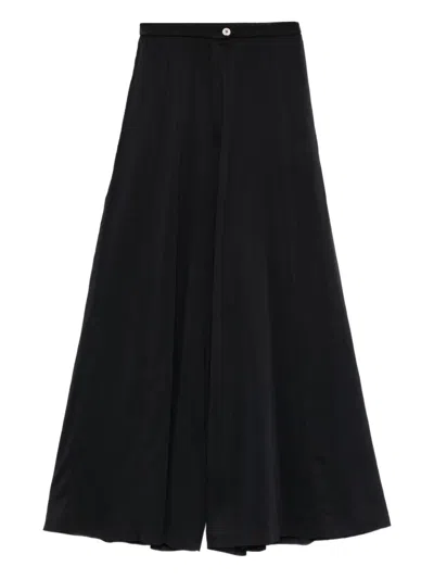 Forte Forte Wide-leg Trousers In Black