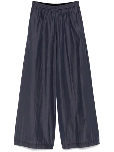Forte Forte Wide-leg Trousers In Blue