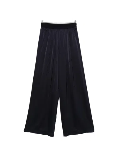 Forte Forte Wide-leg Trousers In Blue