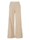 Forte Forte Wide-leg Trousers In Burgundy