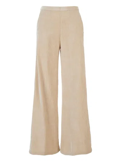 Forte Forte Wide-leg Trousers In Burgundy