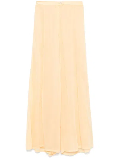 Forte Forte Hose Mit Weitem Bein In Orange