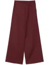 Forte Forte Wide-leg Trousers In Red