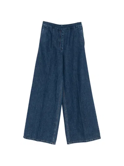 Forte Forte Loose Fit Denim Jeans In Blue