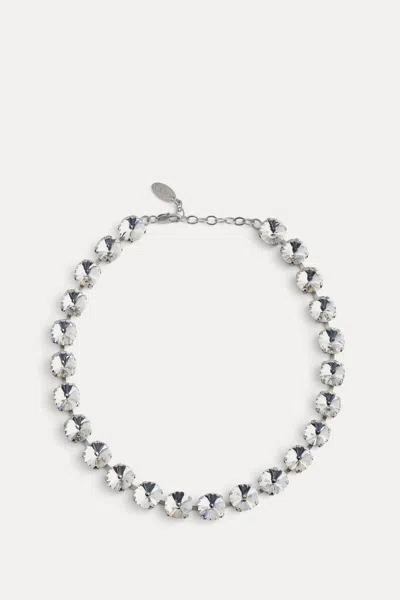 Forte Forte Women's Big Crystal Choker In Clear In Multi
