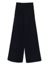 Forte Forte Women Cotton High-waisted Trousers In Black