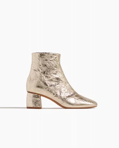 Forte Forte Women's Craquel Leather Ankle Boots In Platino In Multi