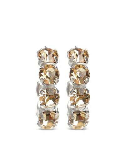 Forte Forte Women Crystal Hoop Earrings In Multi