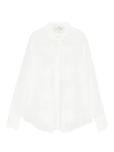 Forte Forte Women Embroidered Shirt In White