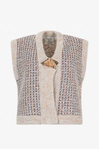 Forte Forte Women's Fancy Tweed Vest In Grey Multi In Gray