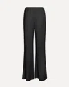 Forte Forte Stretch Crepe Cady Flared Pants In Black