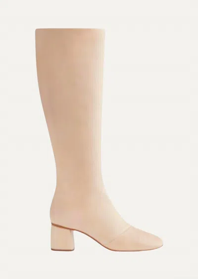 Forte Forte Women's High Leather Boots In Cashmere In Neutral