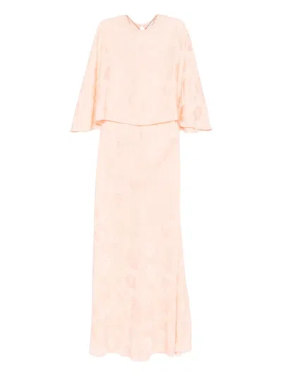 Forte Forte Women Long Cape Dress In Pink