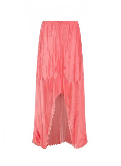 Forte Forte Women's Organza Plisse Skirt In Peonia In Pink