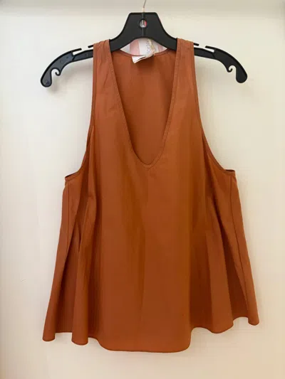 Forte Forte Women's Popline Top In Terra In Brown