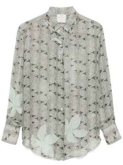FORTE FORTE FORTE FORTE WOMEN PRINTED SILK SHIRT