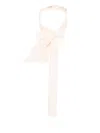 Forte Forte Silk Bow Tie Adjustable Length In Multi