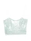 Forte Forte Sequined Top In Blue