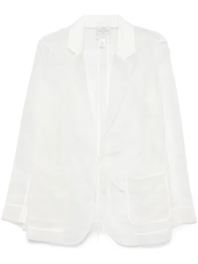 Forte Forte Women Silk Organza Jacket In White