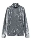 Forte Forte Luxurious Turtle-neck Knit Sweater In Gray