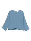 Forte Forte Satin Blouse In Blue