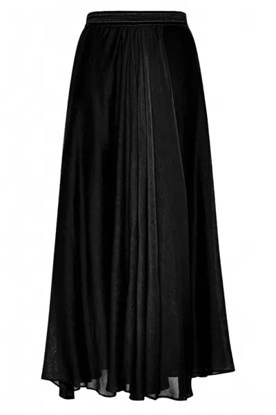 Forte Forte Women's Voile Long Skirt In Nero In Black