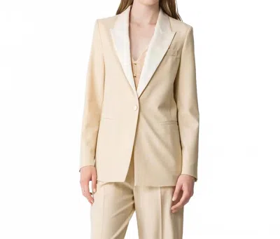 Forte Forte Wool Blend Canvas Jacket In Honey In Neutral