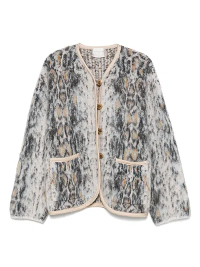 Forte Forte Wool Blend Jacket In Blue