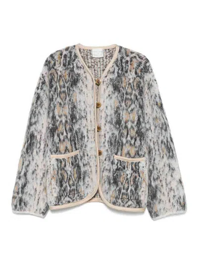 Forte Forte Wool Blend Jacket In Blue