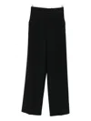 Forte Forte High Waist Wide Leg Trousers With Pockets In Multi