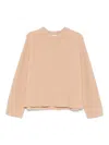Forte Forte Wool Crewneck Jumper In Neutral