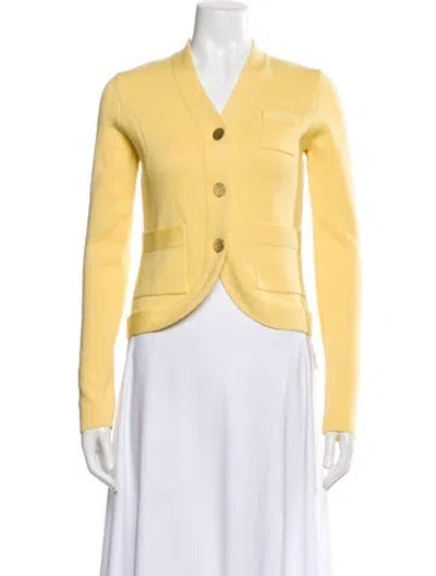 Pre-owned Forte Forte Wool Evening Jacket W/ Tags In Yellow