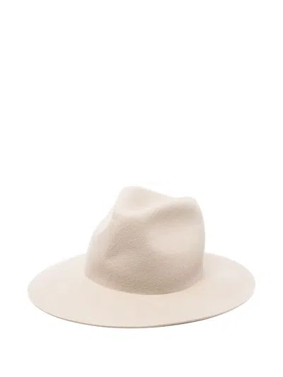 Forte Forte Wool Fedora Hat In Sand